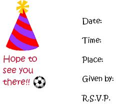 soccer dog invitation